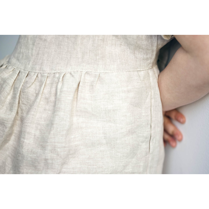 Liten Lisa børnehørekjole (naturlig)