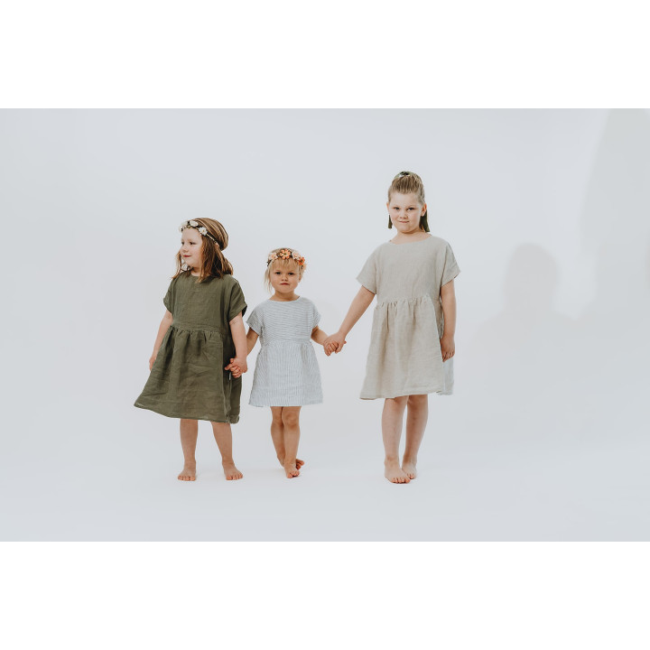 Liten Lisa børnehørekjole (naturlig)