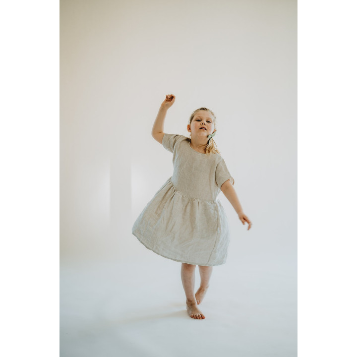 Liten Lisa børnehørekjole (naturlig)