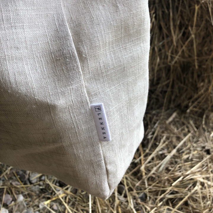 Agda linned taske (naturlig)