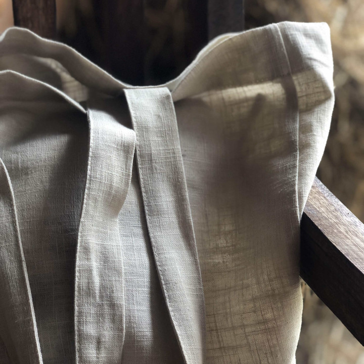 Agda linned taske (naturlig)