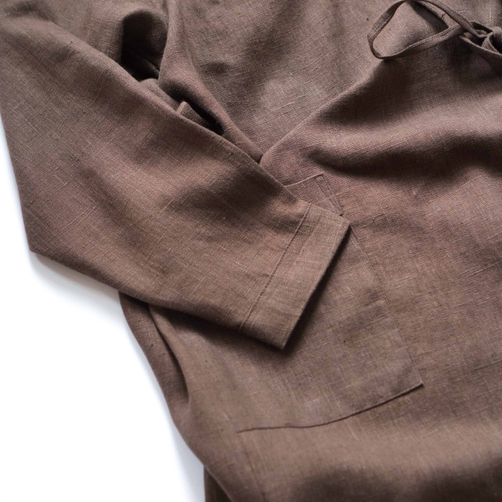 Linned badekåbe|100% linned|Naturlig og blød.