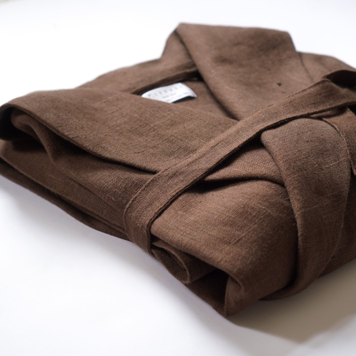 Linned badekåbe|100% linned|Naturlig og blød.