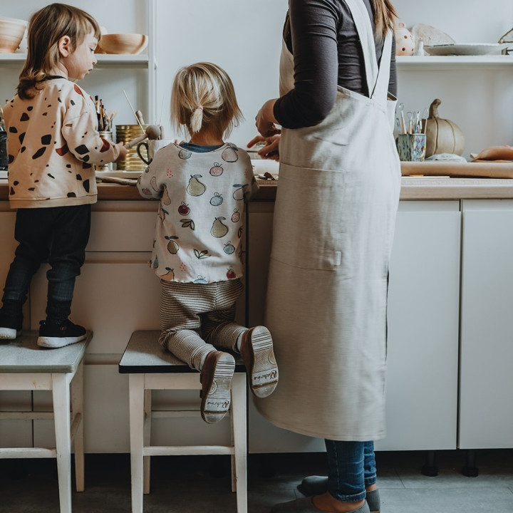 Forklæde med logo - Broderet logo for din virksomhed