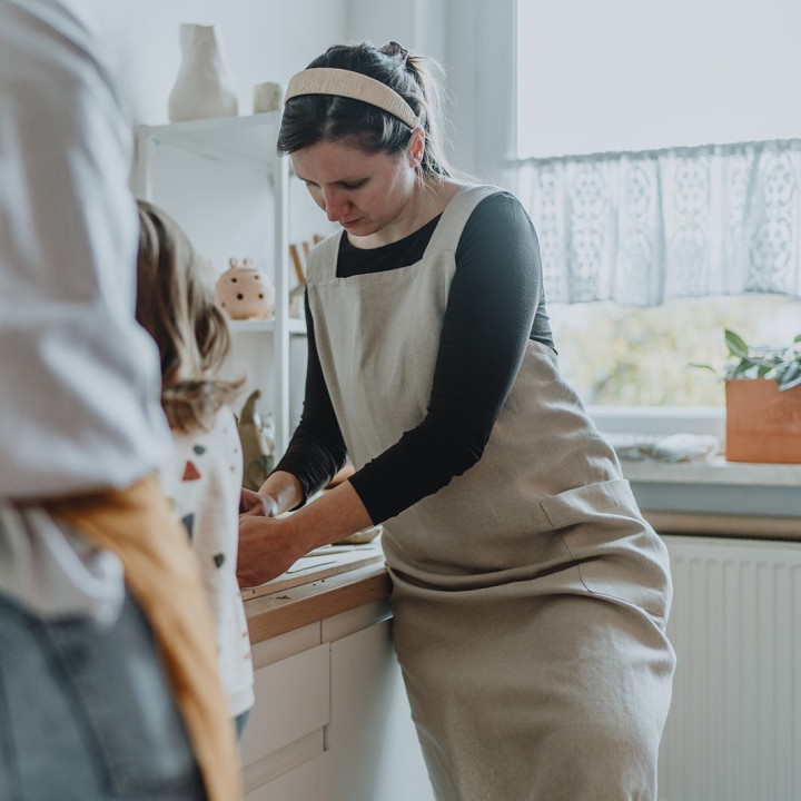 Forklæde med logo - Broderet logo for din virksomhed