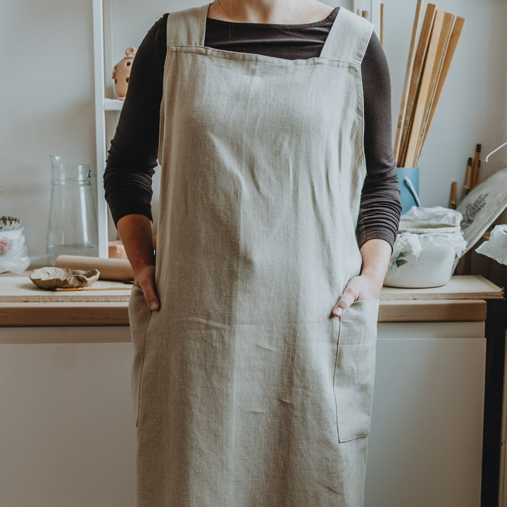 Forklæde med logo - Broderet logo for din virksomhed