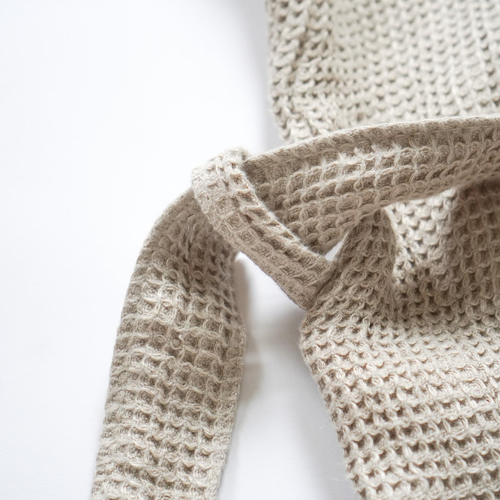 Hør morgenkåbe Absorberende og meget blød|100% linned