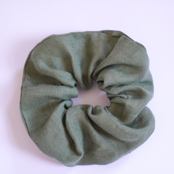 Scrunchie hårbånd i hør