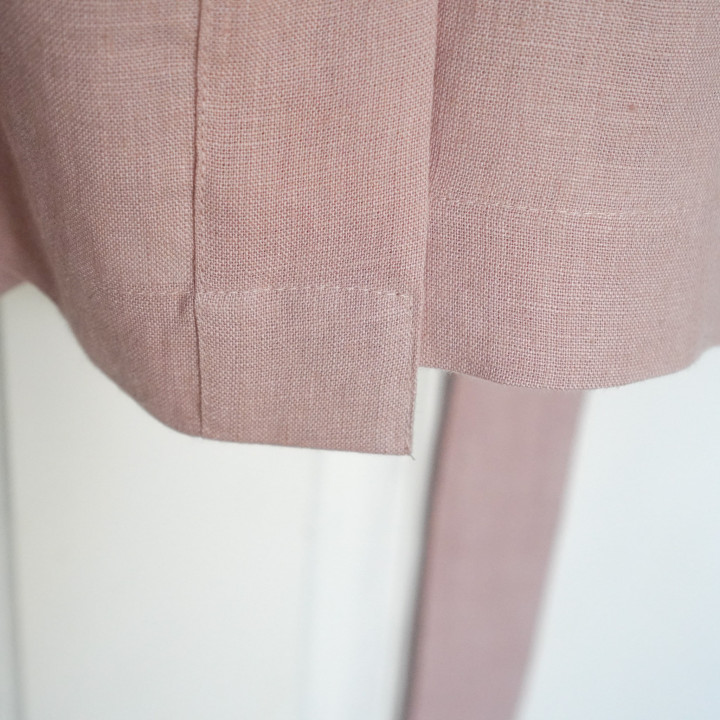 Linned kimono (powder pink) - polsk produkt|Lennea