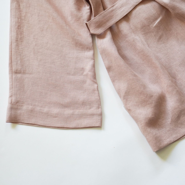 Linned kimono (powder pink) - polsk produkt|Lennea