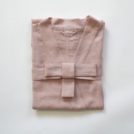 Linned kimono (powder pink)