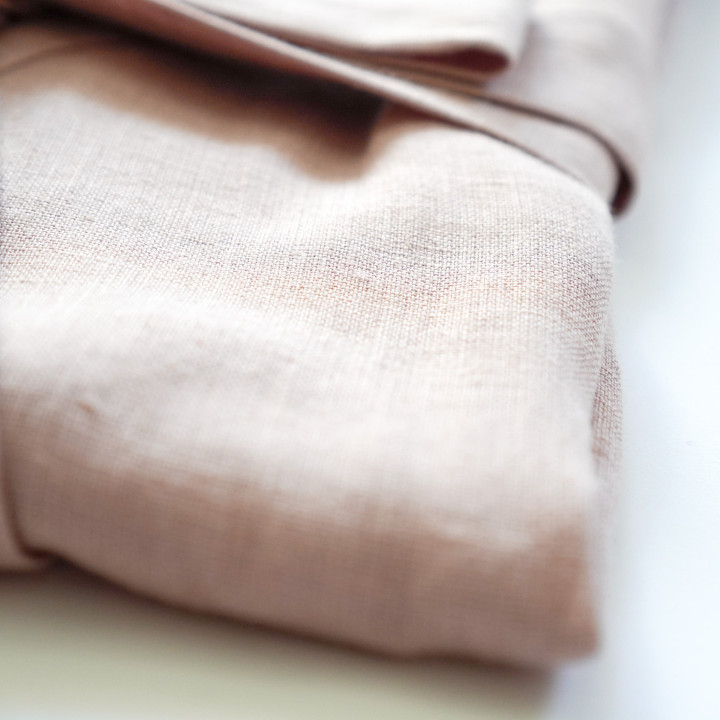 Linned kimono (powder pink) - polsk produkt|Lennea