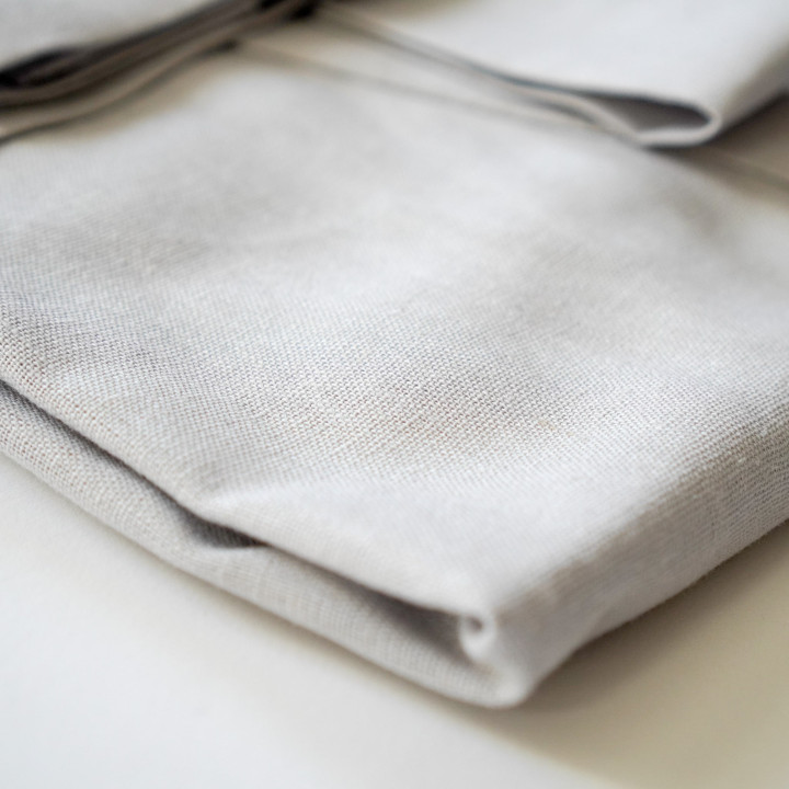 Linned kimono (grå) - lavet i Polen|Lennea