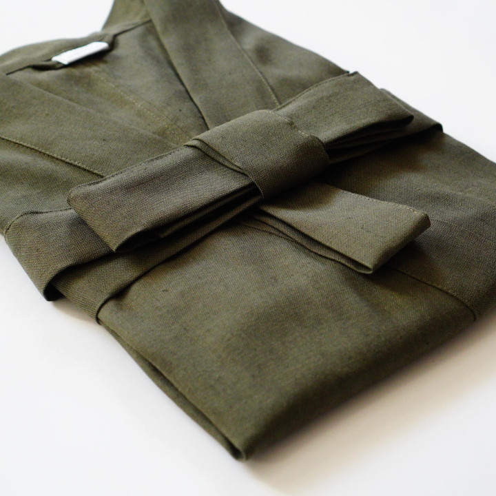 Linned kimono (khaki) - polsk produkt|Lennea