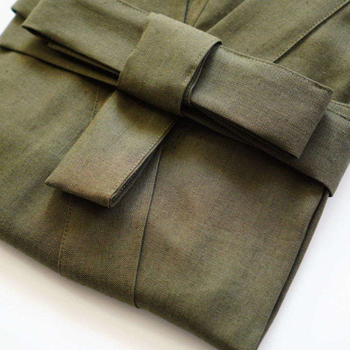 Linned kimono (khaki) - polsk produkt|Lennea