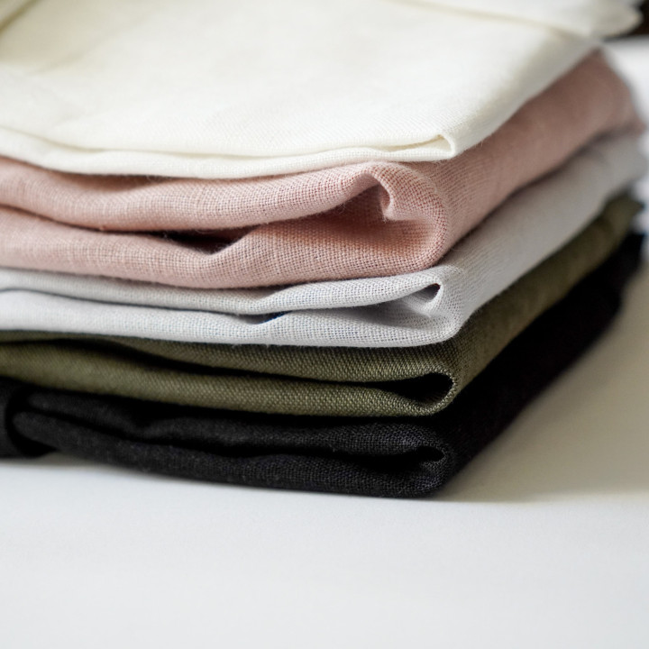 Linned kimono (elfenben) - den perfekte gave til bruden