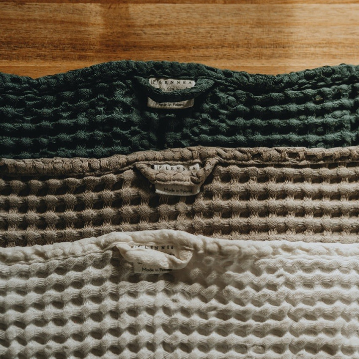 Ręcznik kuchenny lniany wafel