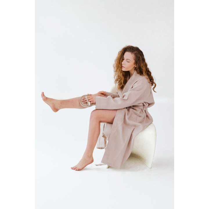 Hørfrotté - til tør og våd massage