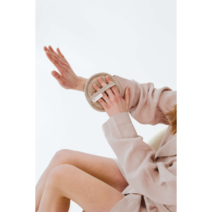 Hørfrotté - til tør og våd massage