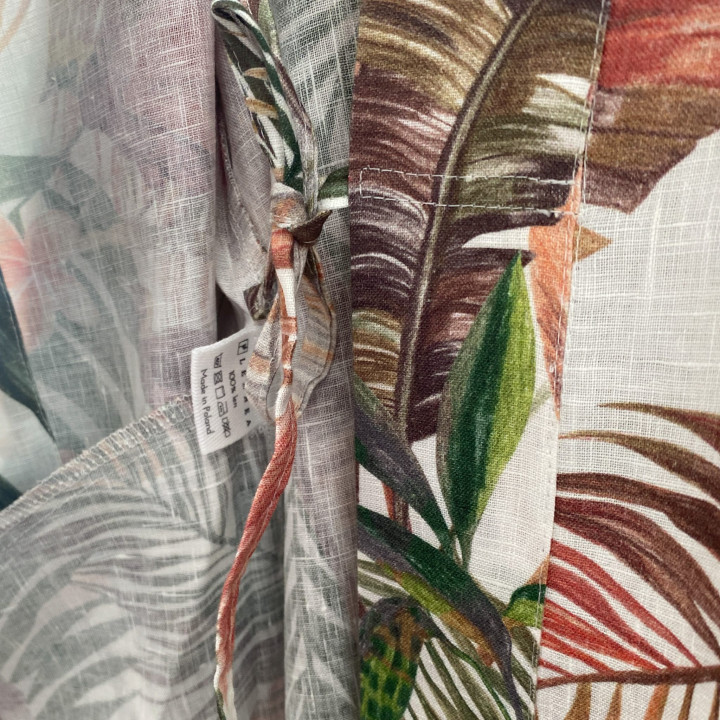 Linned kimono (elfenben) - den perfekte gave til bruden