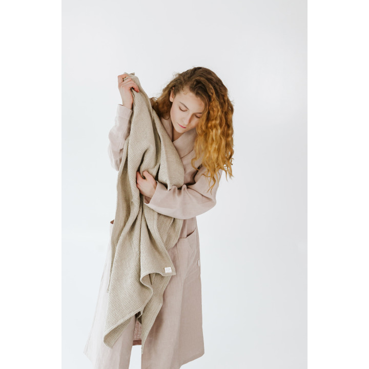 Vaffelhåndklæde af linned - forskellige størrelser