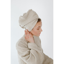 Hår turban af hør