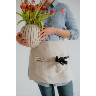 Lniana zapaska ogrodnicza