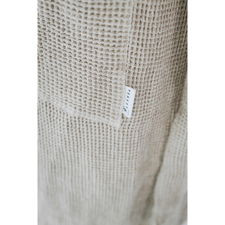 Hør morgenkåbe Absorberende og meget blød|100% linned