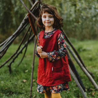 Kerstin børneforklæde (kirsebær)