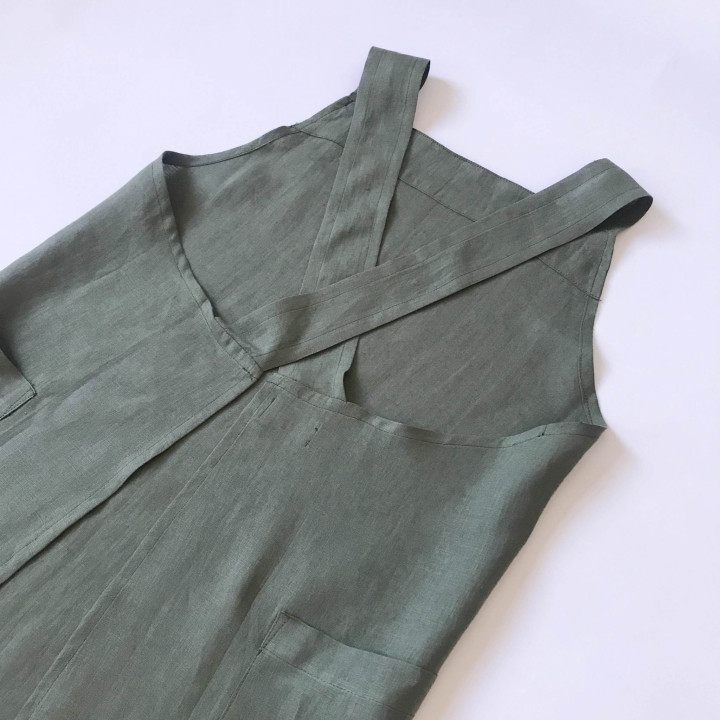 Blomsterforklæde - med dit logo - broderi - lennea.pl