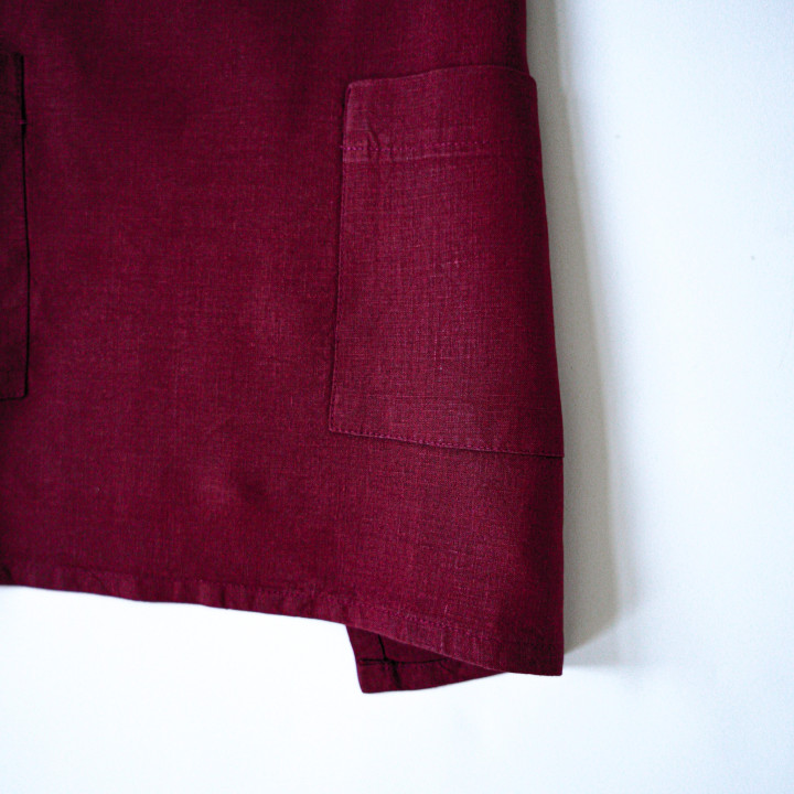 Lotta børneforklæde (kirsebær) - med seler