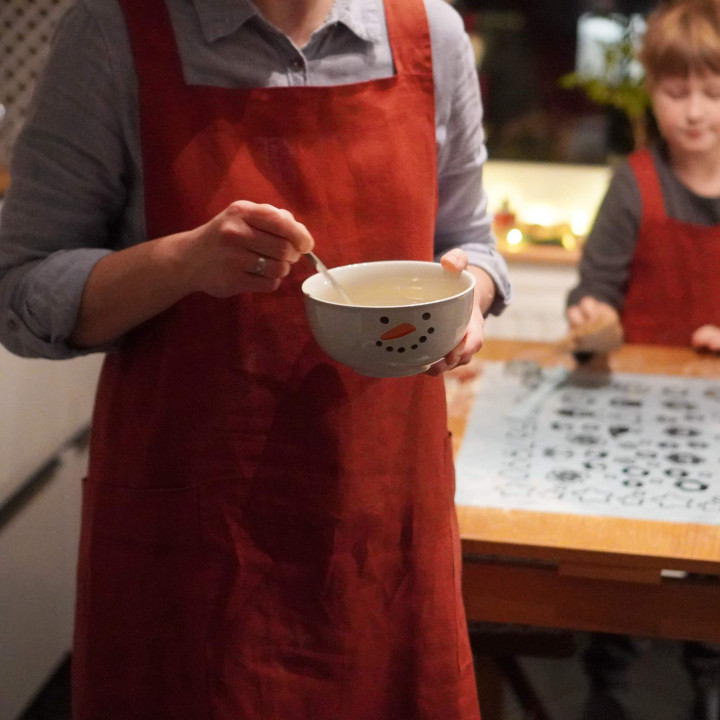 Ronja forklæde (kirsebær)