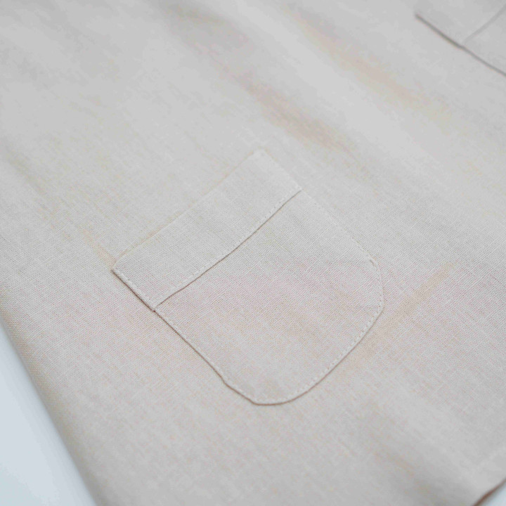 Kerstin børneforklæde (naturligt)