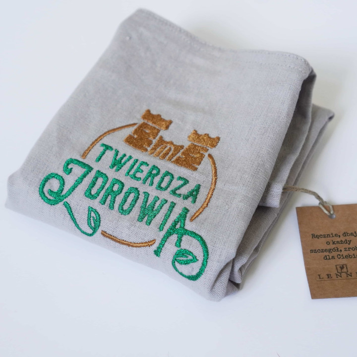 Yderligere logo på forklædet