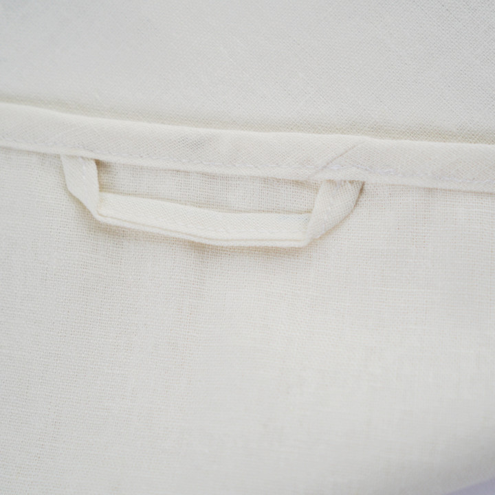 2-i-1 stofforklæde (creme)