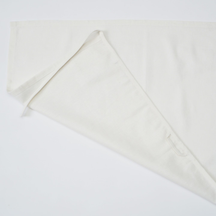 2-i-1 stofforklæde (creme)