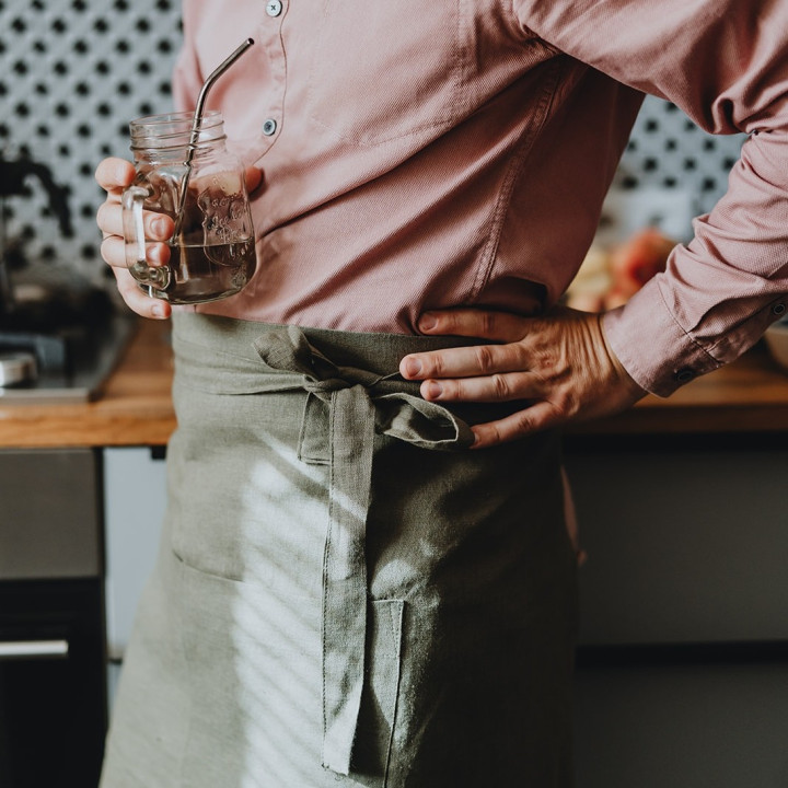 Oliven forklæde - en perfekt tilføjelse til dit køkken