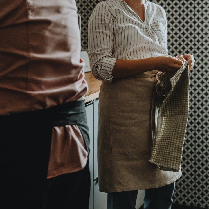 Forklæde forklæde (sort)