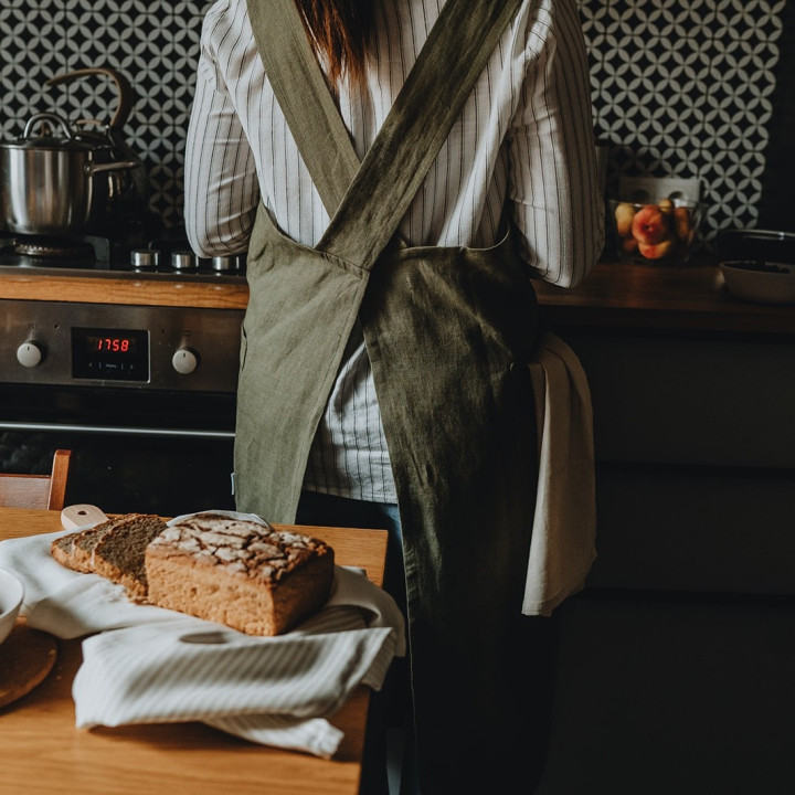 Blomsterforklæde - med dit logo - broderi - lennea.pl