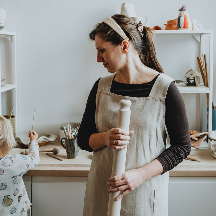 Japansk Madika forklæde (naturligt)