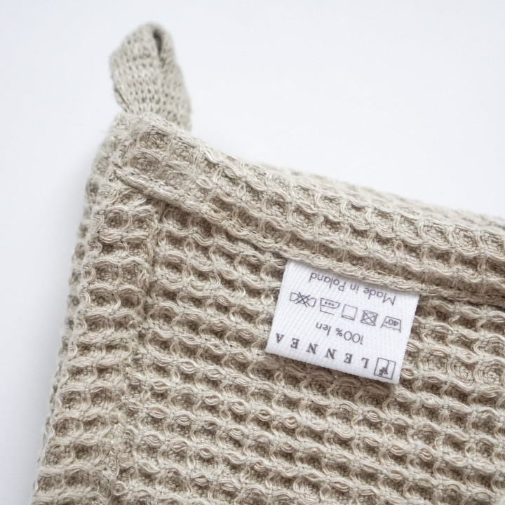 Vaffelhåndklæde af linned - forskellige størrelser